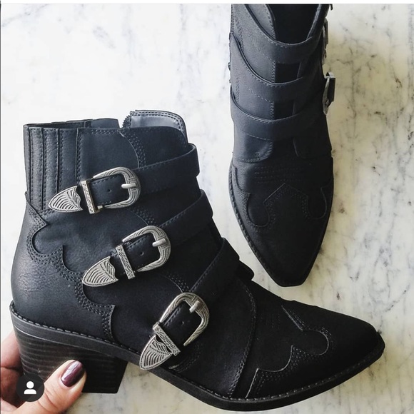 indigo rd yasmina western bootie